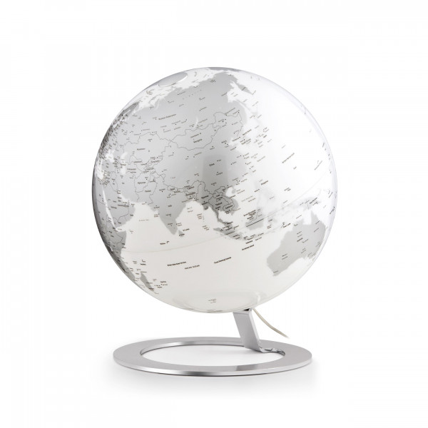 Tischglobus Atmosphere "New World" iGlobe Light Chrome - Ø 25 cm